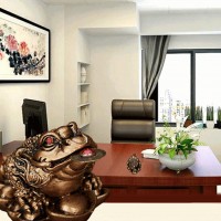 Small Jin Chan Chu Oriental Money Toad Wealth Frog Home Decor Craft   391975820494